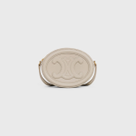CROSSBODY OVAL PURSE CUIR TRIOMPHE IN SMOOTH CALFSKIN TRENCH