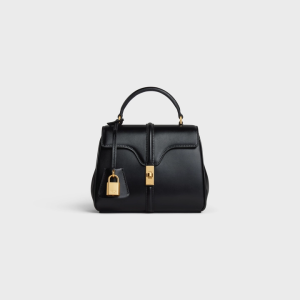 IN SATINATED CALFSKIN BLACK