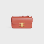 SHOULDER BAG TRIOMPHE IN SHINY CALFSKIN LYCHEE