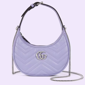 GG Marmont half-moon-shaped mini bag