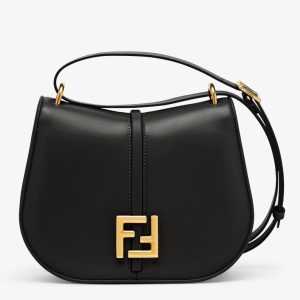 Fendi C¡¯mon Medium Bag in Black Calfskin