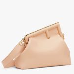 Fendi First Medium Bag In Powder Pink Nappa Leather