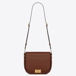 Saint Laurent Betty Satchel In Camel Smooth Leather