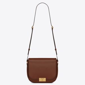 Saint Laurent Betty Satchel In Camel Smooth Leather