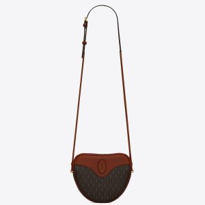 Saint Laurent Le Monogramme C?ur Bag In Canvas
