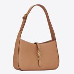 Saint Laurent Le 5 ? 7 Hobo Bag In Brown Leather