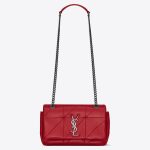 Saint Laurent Small Jamie Bag In Red Patchwork Lambskin