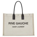 Saint Laurent Rive Gauche Tote Bag With Black Handle